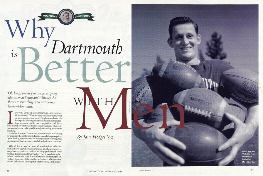 Why Dartmouth is Better with Men