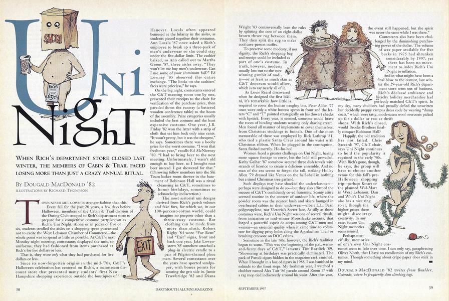 Uninight | Dartmouth Alumni Magazine | SEPTEMBER 1997