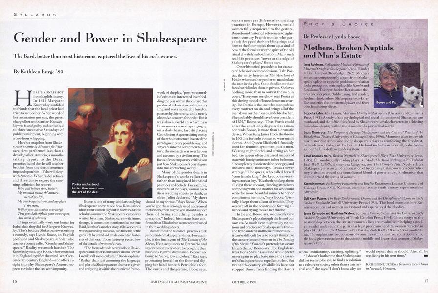 Mothers, Broken Nuptials, and Man's Estate