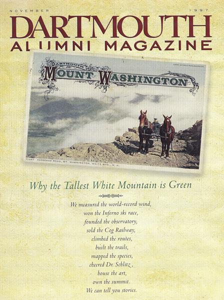 Issue: - November 1997 | Dartmouth Alumni Magazine