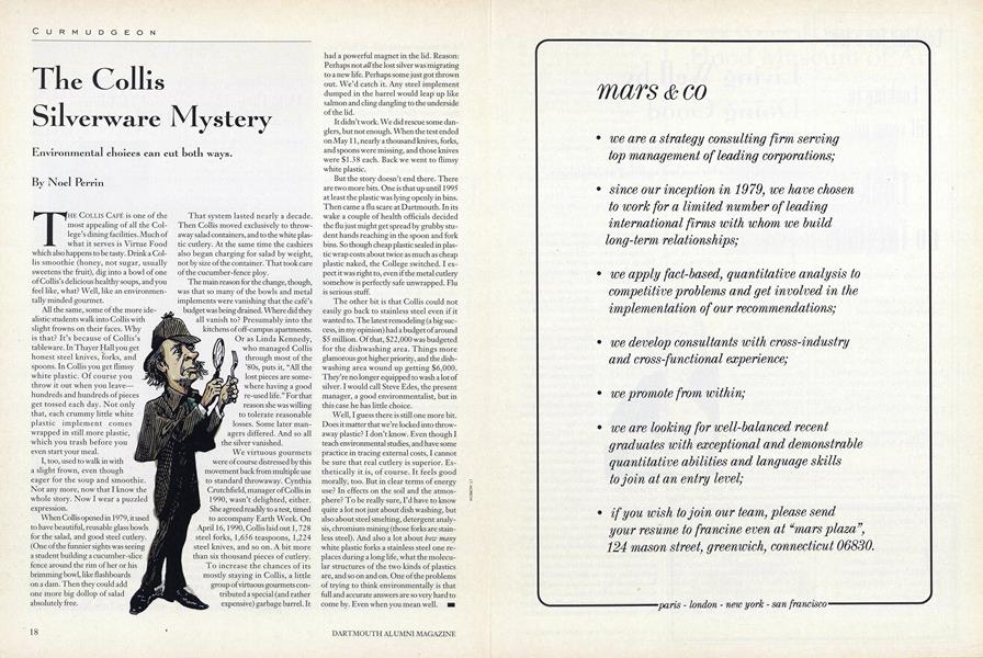 The Collis Silverware Mystery