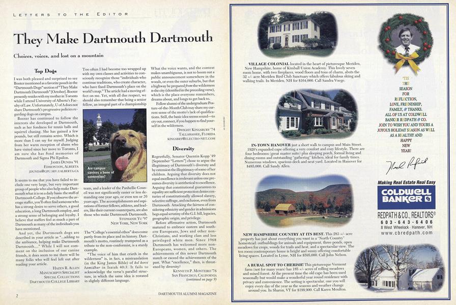They Make Dartmouth Dartmouth
