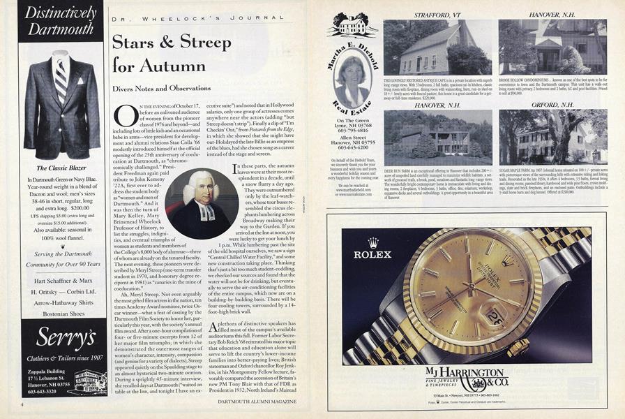 Stars & Streep for Autumn