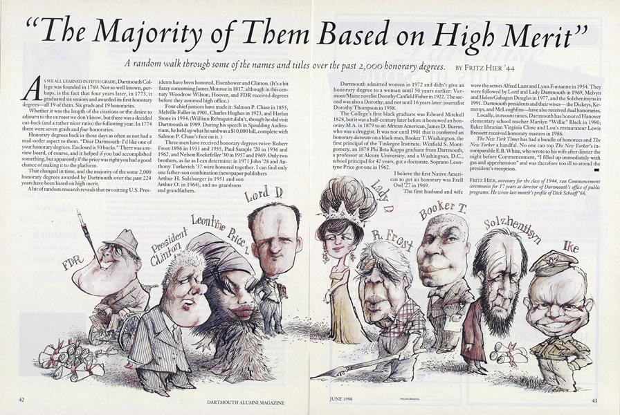 "The Majority of Them Based on High Merit"