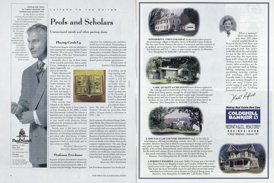Profs and Scholars