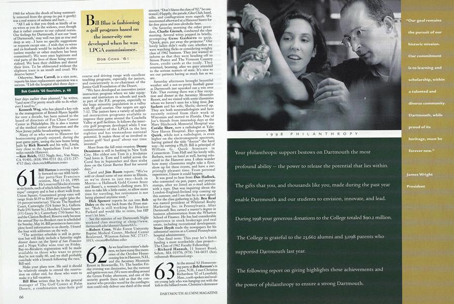 1998 PHILANTHROPY