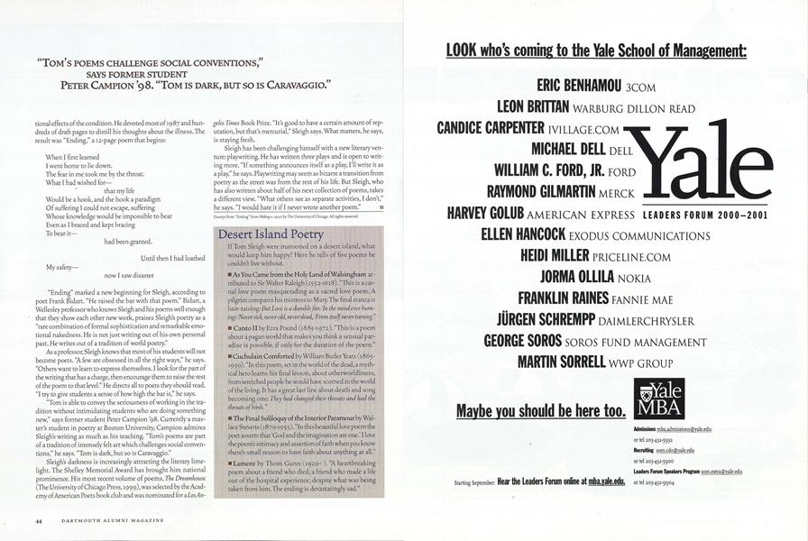 Desert Island Poetry