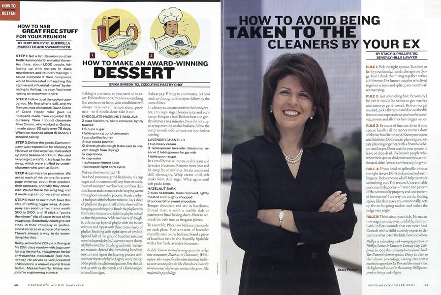 HOW TO MAKE AN AWARD-WINNING DESSERT