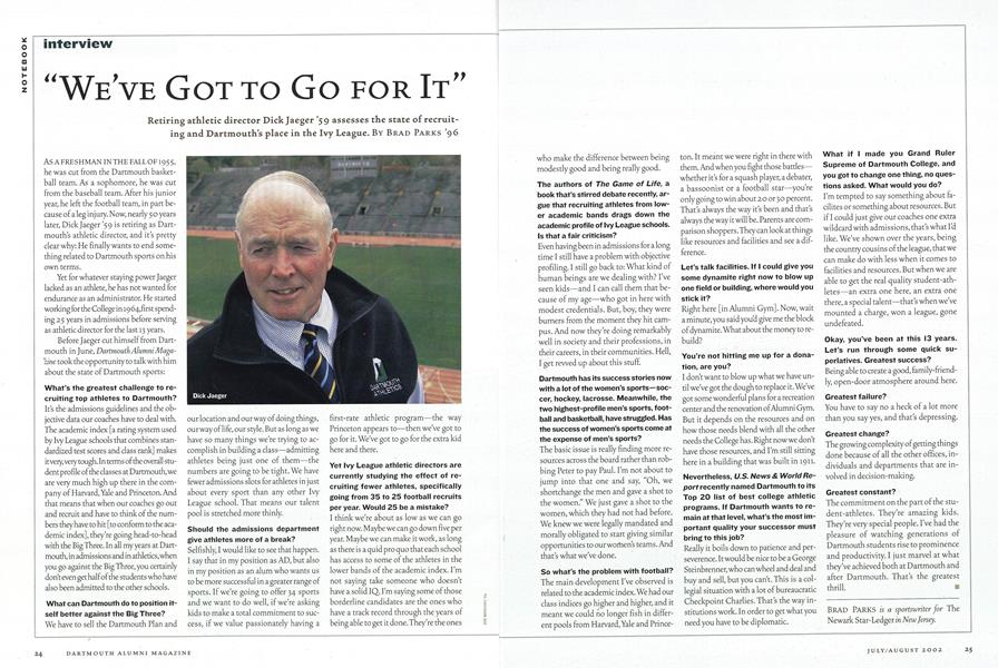 “We’ve Got To Go For It”