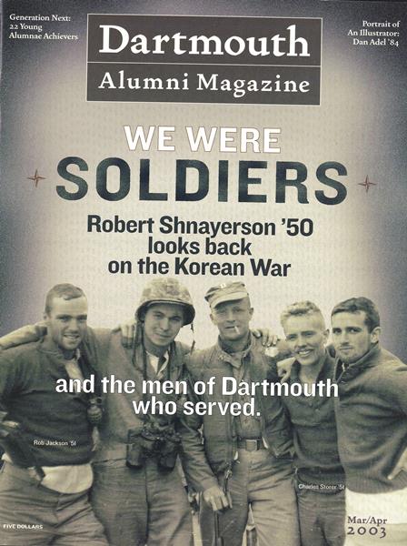 Issue: - March | April 2003 | Dartmouth Alumni Magazine
