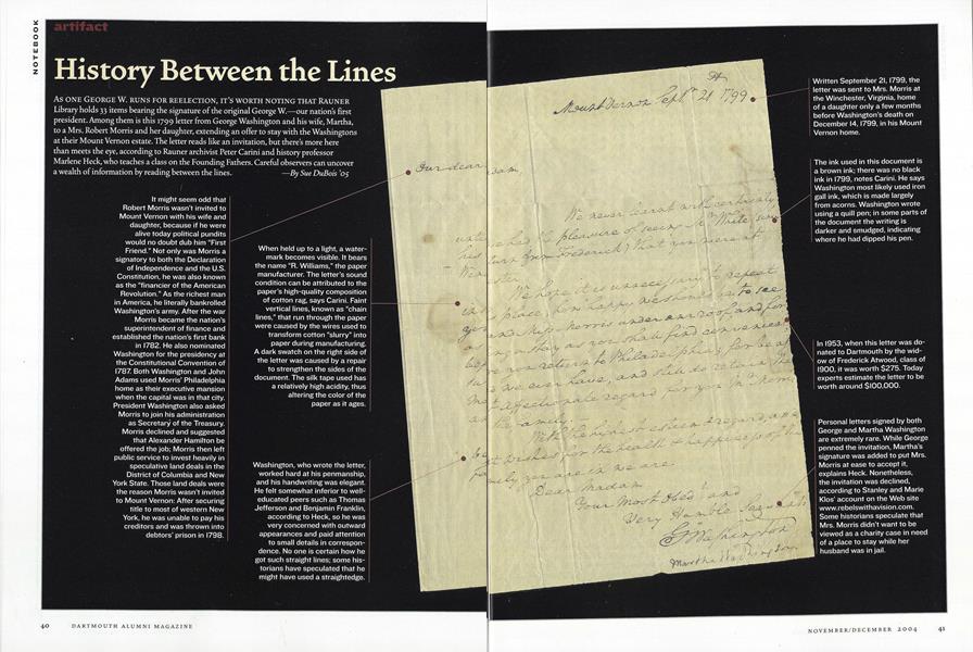 History Between the Lines