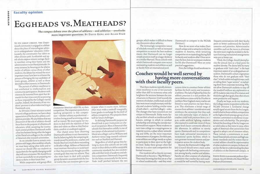 Eggheads vs. Meatheads?