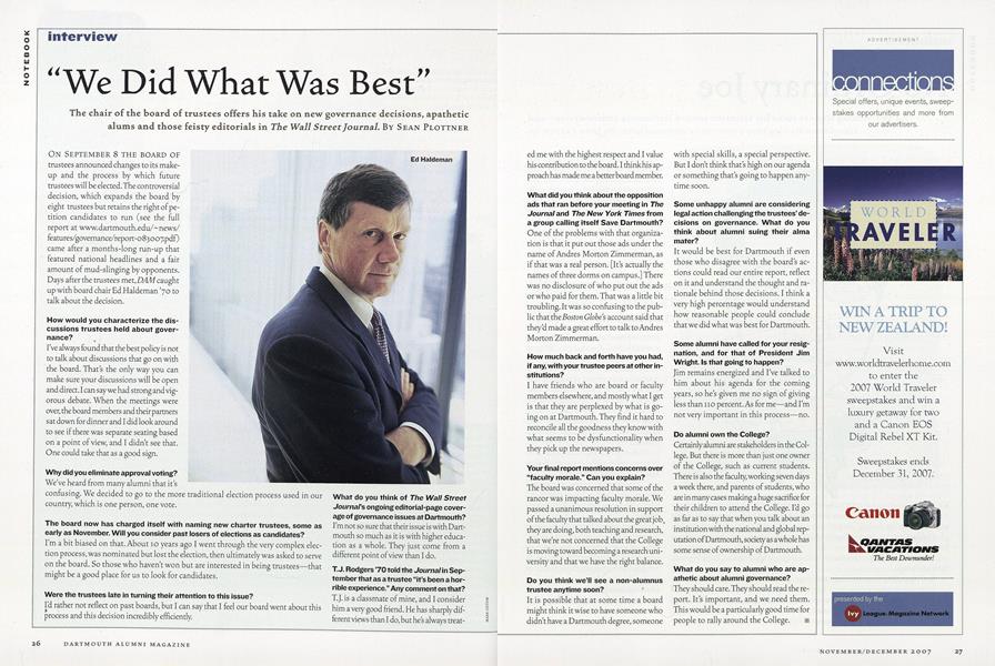 “We Did What Was Best”