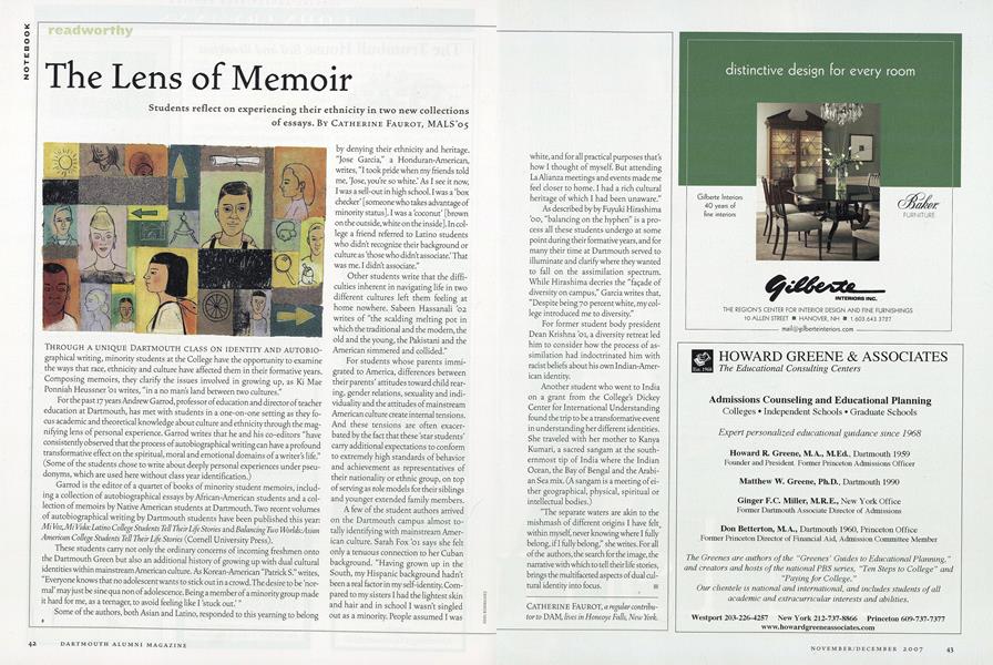 The Lens of Memoir
