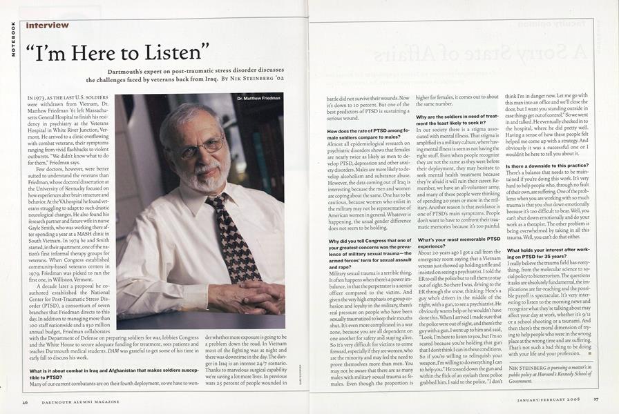 “I’m Here to Listen”