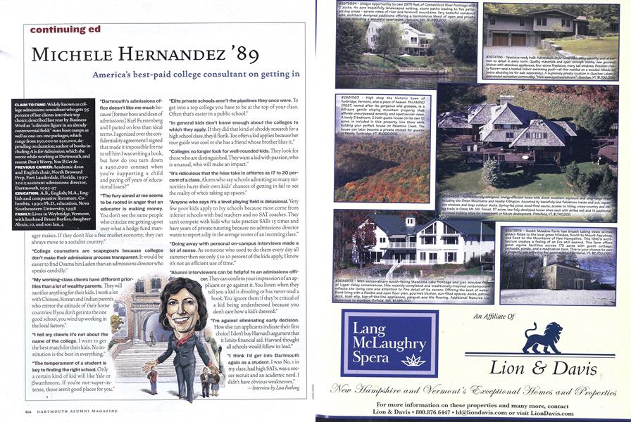 Michele Hernandez 89 Dartmouth Alumni Magazine Mar Apr 2008