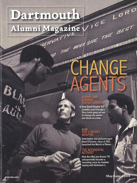 Issue: - May | June 2008 | Dartmouth Alumni Magazine