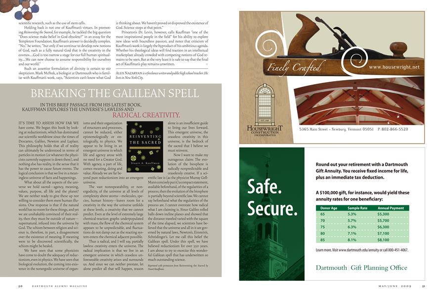 BREAKING THE GALILEAN SPELL