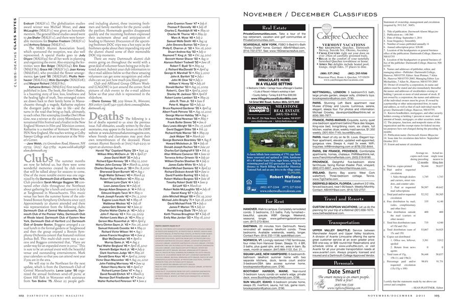 Statement of Ownership, Management and Circulation (Required by 39 U.S.C. 3685).