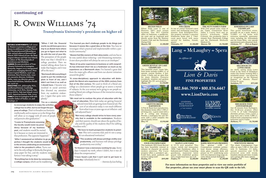 R. Owen Williams ’74