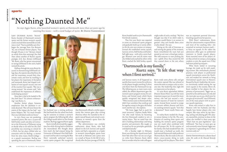 “Nothing Daunted Me”