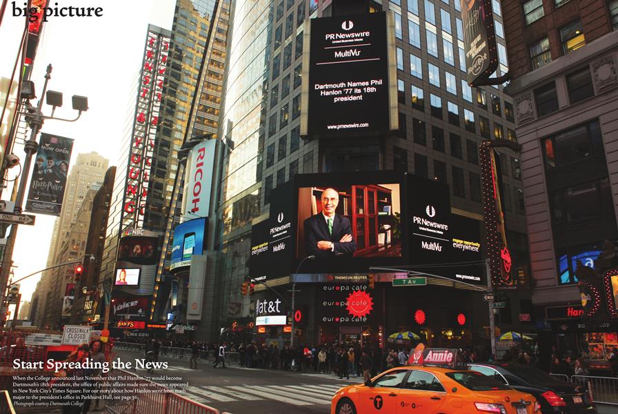 Big Picture: Start Spreading the News
