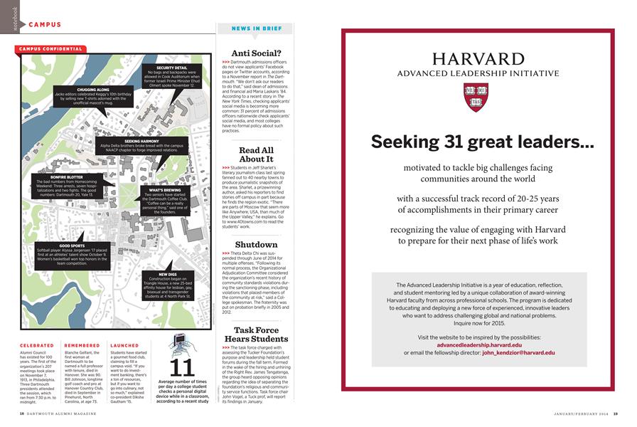 CAMPUS CONFIDENTIAL