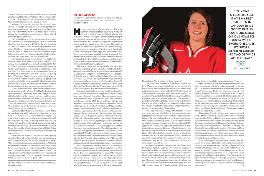 GILLIAN APPS '06