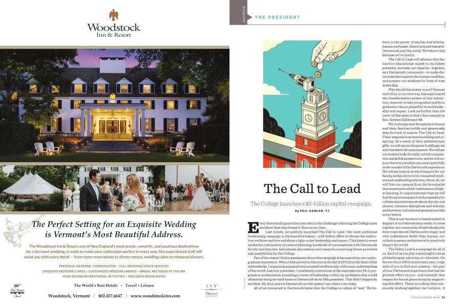 The Call to Lead