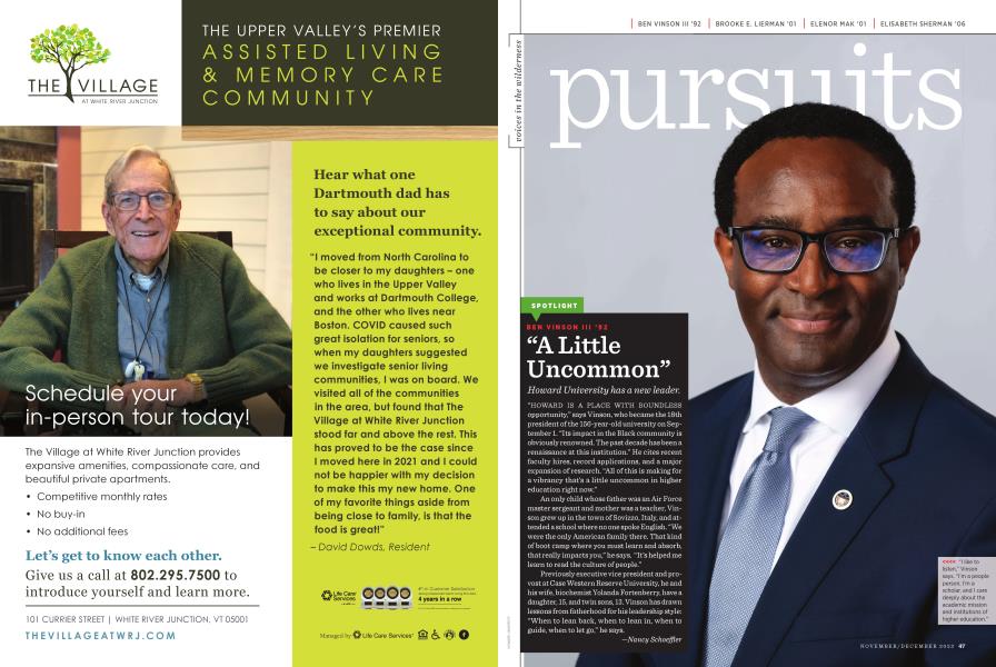 BEN VINSON III '92: “A Little Uncommon”