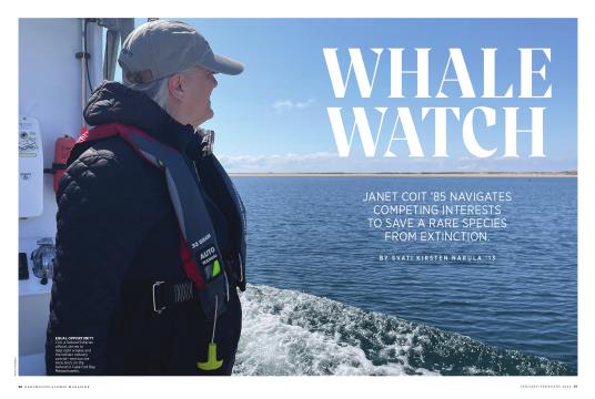 Whale Watch - JANUARY | FEBRUARY | Dartmouth Alumni Magazine