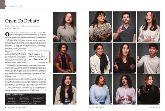 Open To Debate - MAY | JUNE 2024 | Dartmouth Alumni Magazine