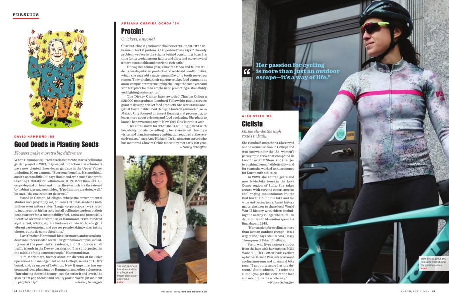 ALEX STEIN ’06 Ciclista
