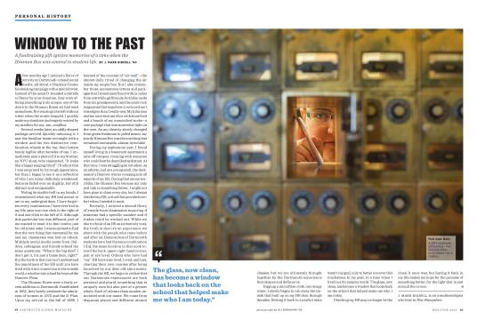 Window to the Past - MAY | JUNE | Dartmouth Alumni Magazine