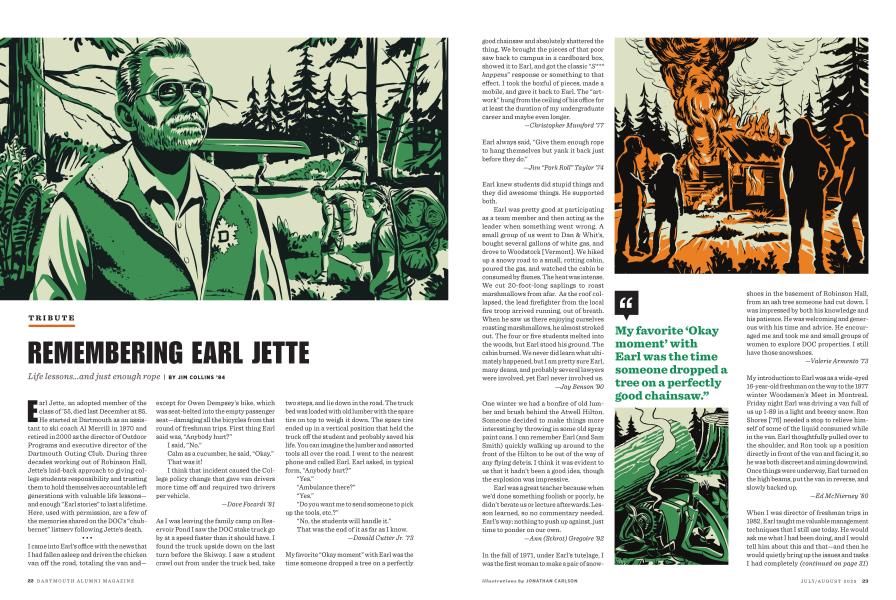 Remembering Earl Jette