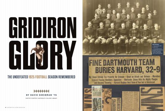 Gridiron Glory - SEPTEMBER | OCTOBER | Dartmouth Alumni Magazine