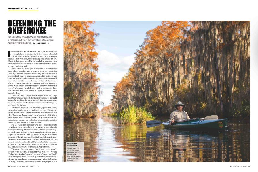 DEFENDING THE OKEFENOKEE